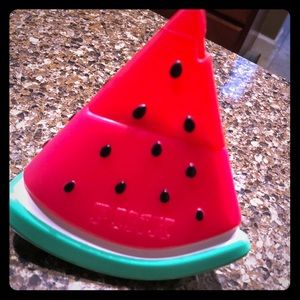 A watermelon cup from pink